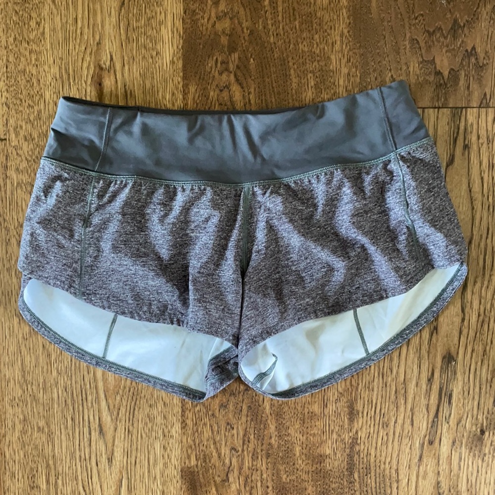 Lululemon Gray Speed Shorts